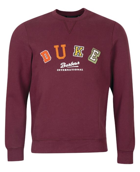 Barbour International Duke Origin Sweatshirt Merlot