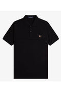 Fred Perry Slim Fit Plain Polo Black