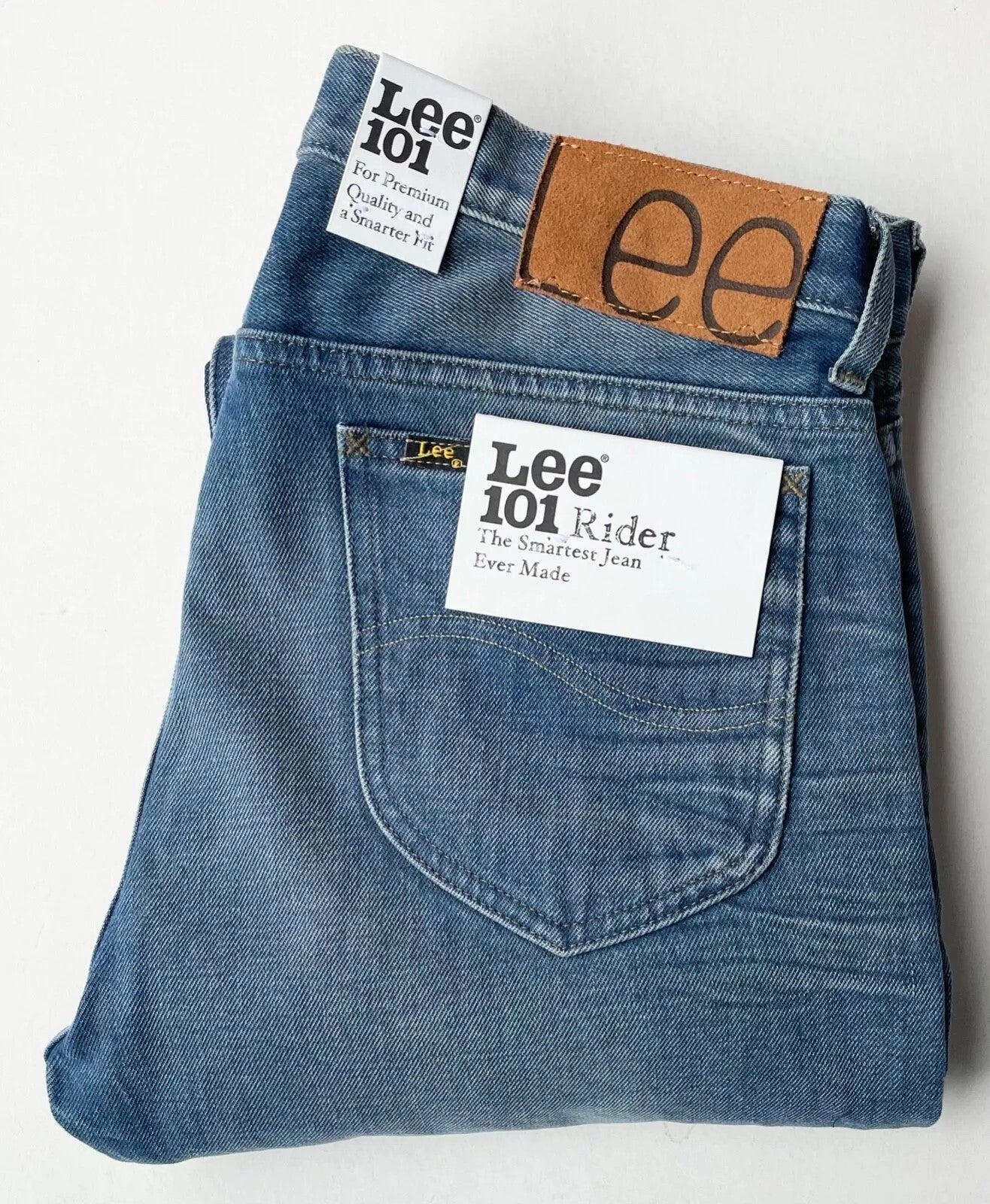 Lee 101 Rider Slim Straight 13oz Japan Selvage Blue Speedway L32