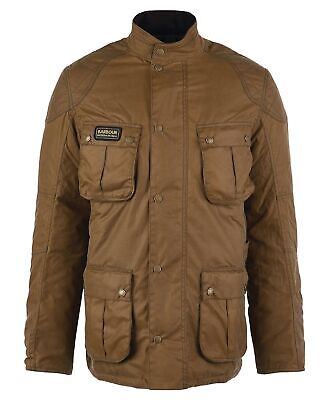 Barbour International Winter Lockseam Wax Jacket Sand