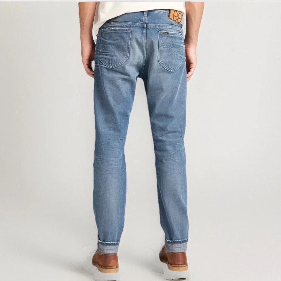Lee 101 Rider Slim Straight 13oz Japan Selvage Blue Speedway L32
