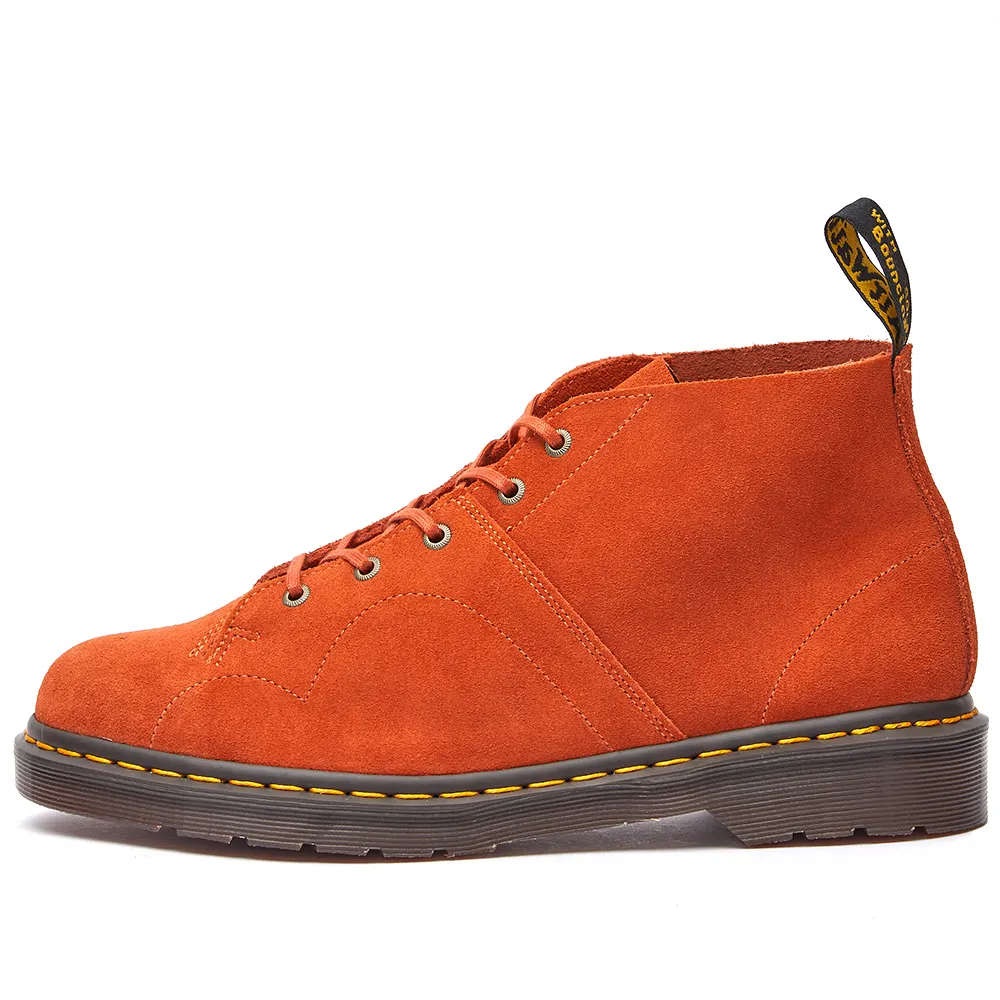 Dr. Martens Church Suede Monkey Boots Rust Tan