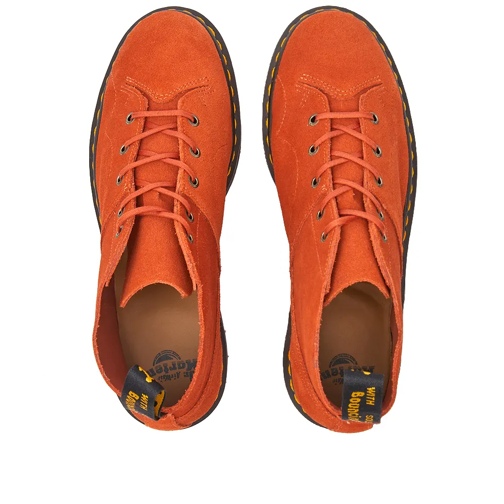 Dr. Martens Church Suede Monkey Boots Rust Tan
