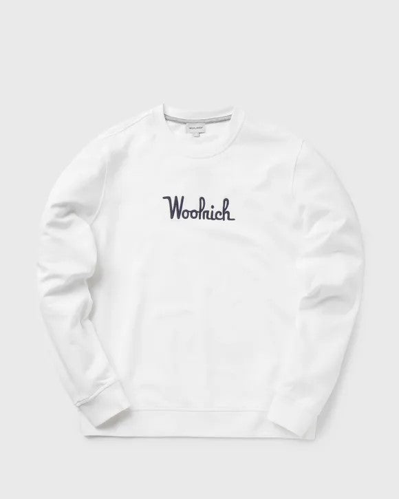 Woolrich Essential Crewneck Sweatshirt White