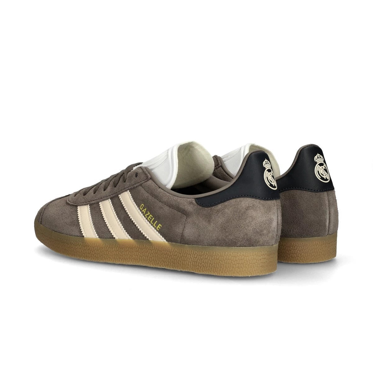 Adidas Gazelle x Real Madrid IH2631 Charcoal/ Putty Mauve/ Gum 4